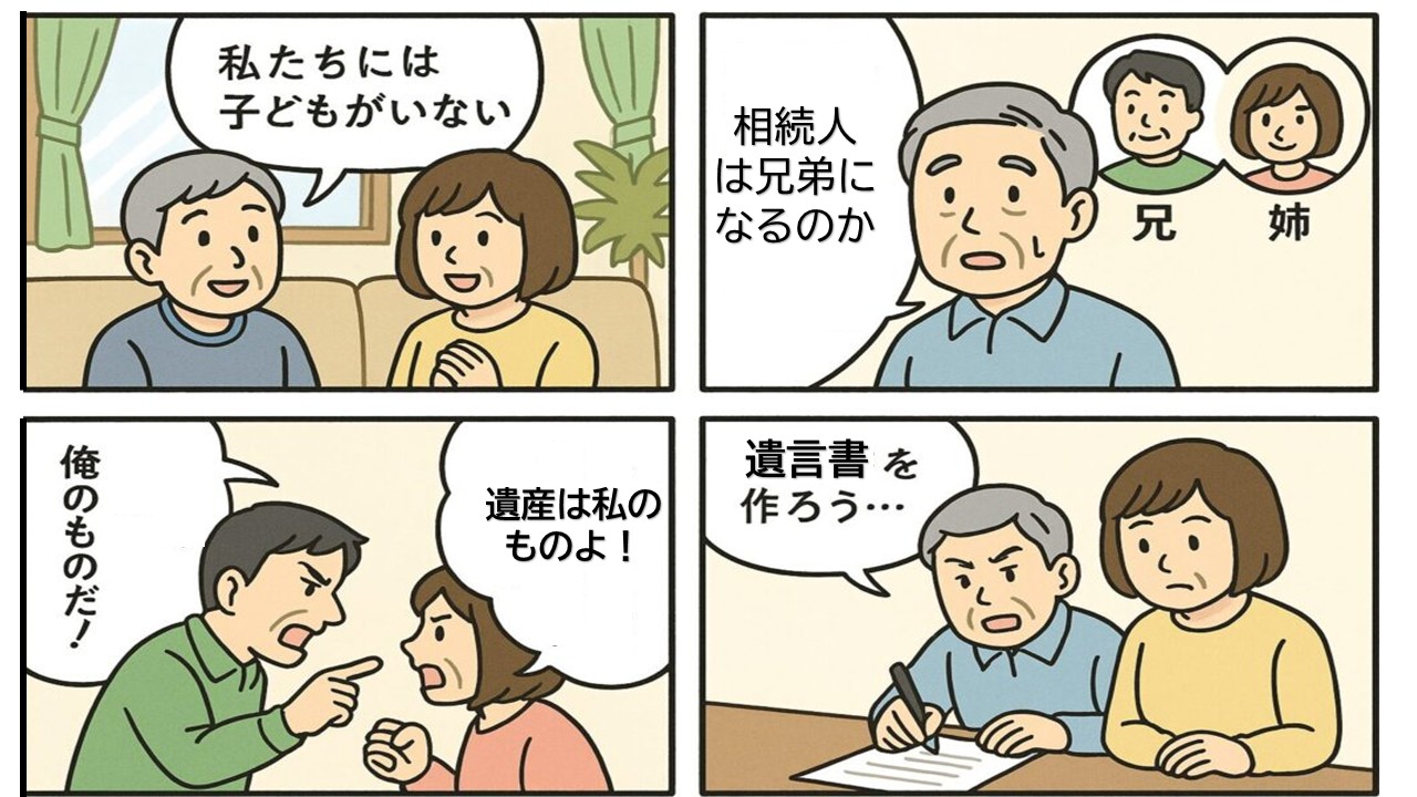 子なし夫婦の相続トラブルを防ぐには？