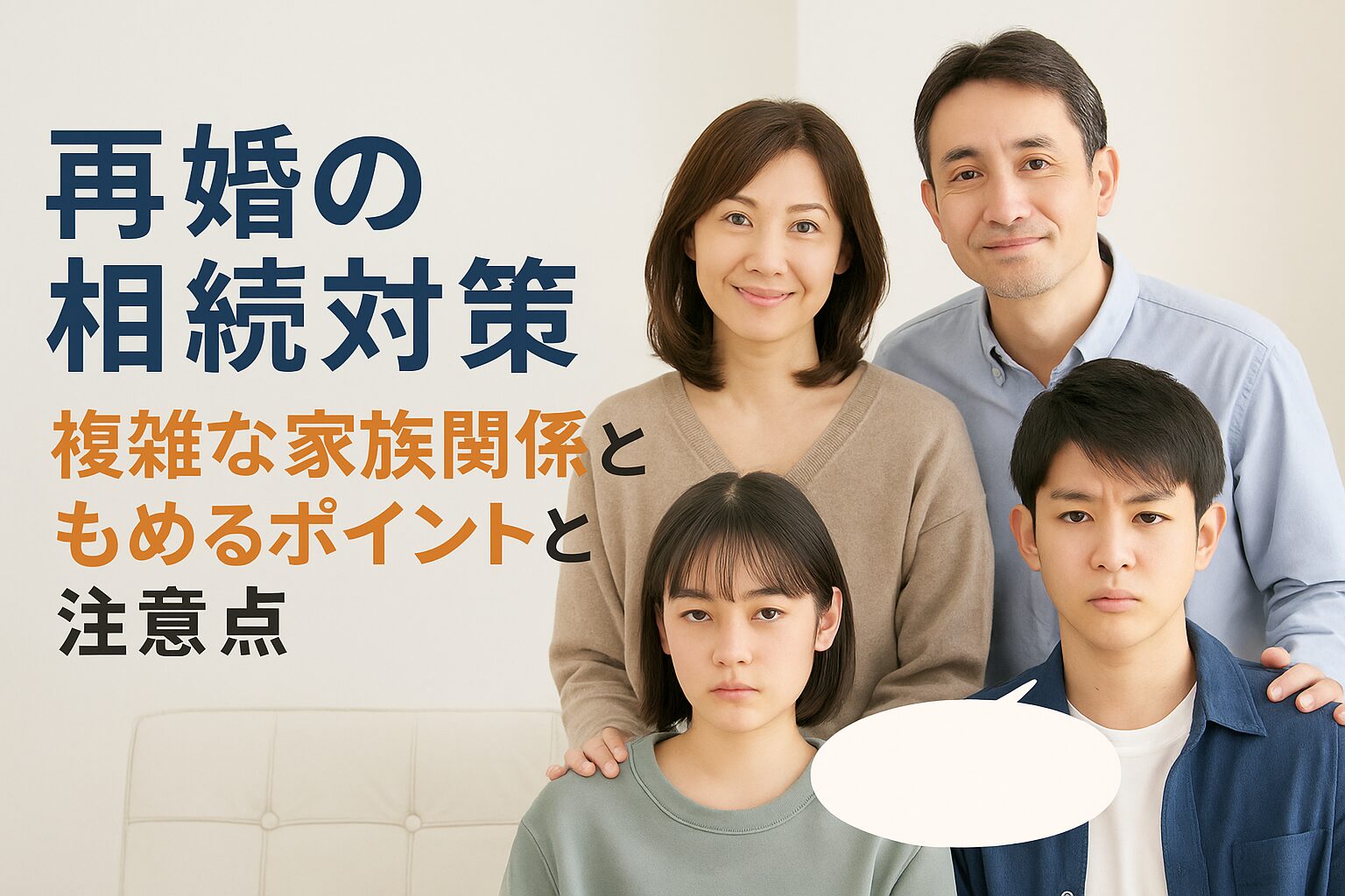 再婚家庭の相続はトラブルの火種？前妻の子・連れ子・遺産分割のリアルを徹底解説