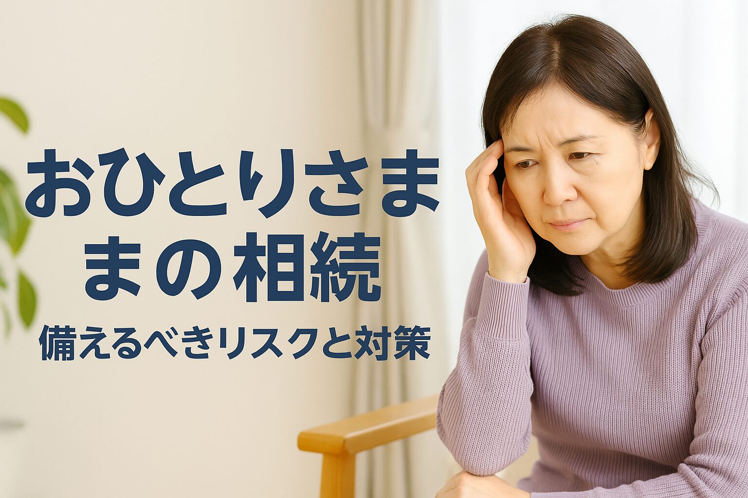 おひとりさまの相続はどうなる？相続人がいない場合の対応策は？