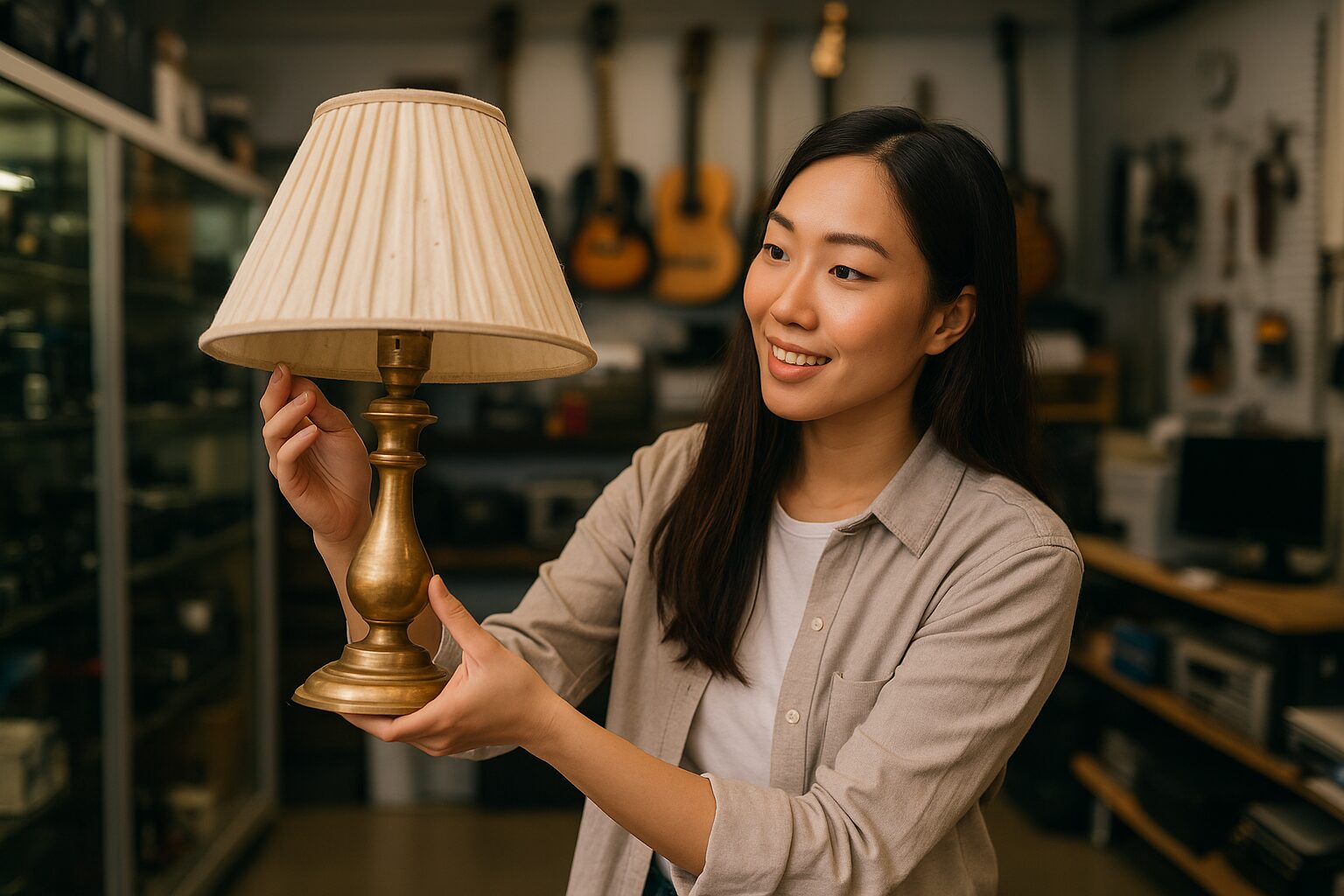 古物商許可に関連するアジア系女性の写真風イメージ2