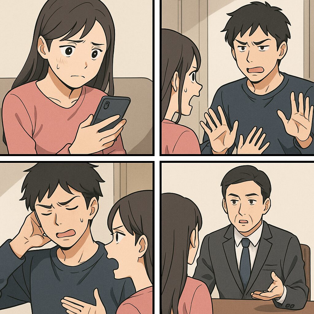 元彼がお金を返してくれないトラブルの漫画