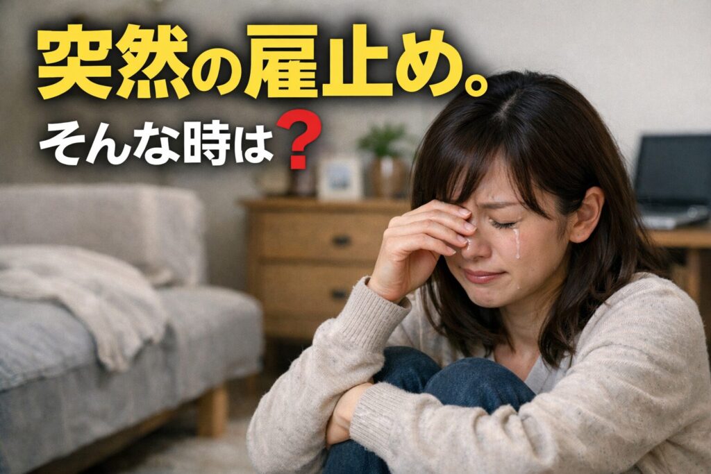 突然の雇止め。突然「解雇する」と告げられ、理由をきちんと説明してもらえない。