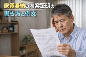 家賃滞納の内容証明｜書き方・文例テンプレート・送付後の対応まで完全解説