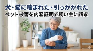 犬・猫に噛まれた・引っかかれた｜ペット被害を内容証明で飼い主に請求する方法